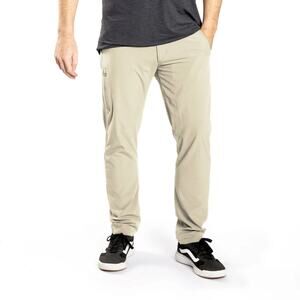 Anetik Analog Tech Cream Tan Lightweight Stretch Pants, Size 30